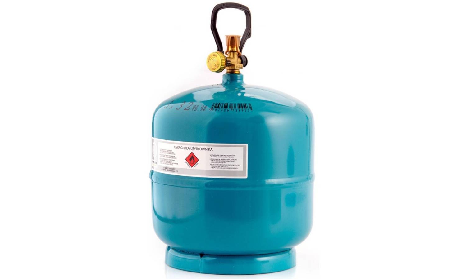 Фотографія Балон газовий туристичний Royokamp 3 кг (7,2L) синій