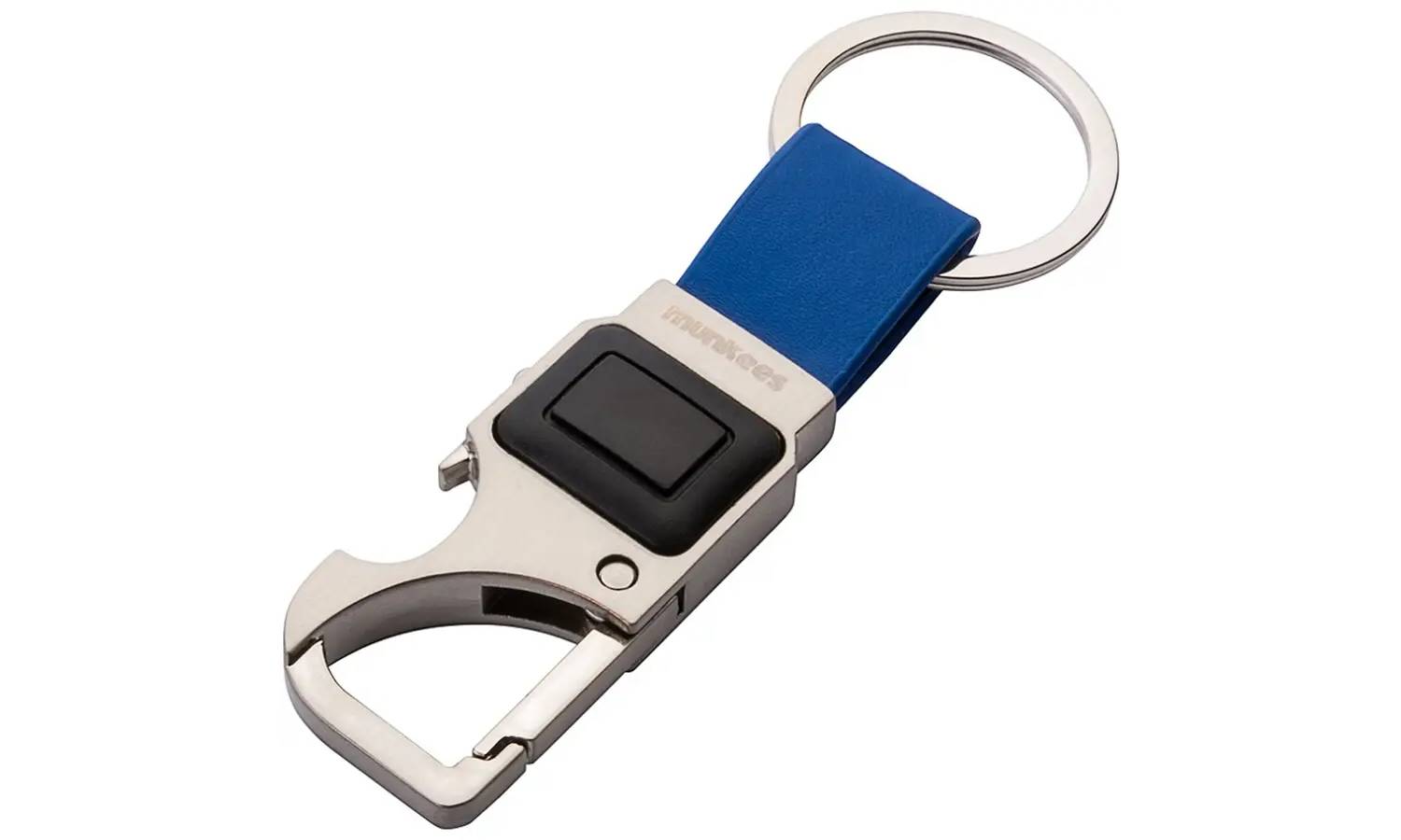Брелок-фонарик Munkees 1104 3-function Key Fob steel 2