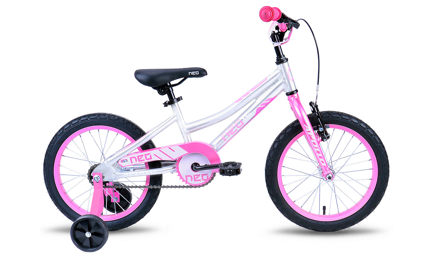 Велосипед 16" Apollo NEO girls (2019) 2019 Серебристо-розовый 7 Велосипед 16" Apollo NEO girls (2019) 2019 Серебристо-розовый 7