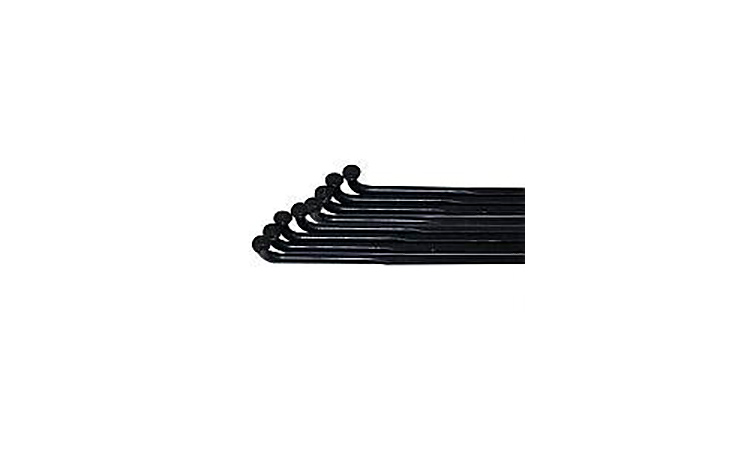 Фотография Спица 274 мм 14G Pillar PSR Standard, нержав. сталь Sandvic Т302+ (144шт в упаковке), черная