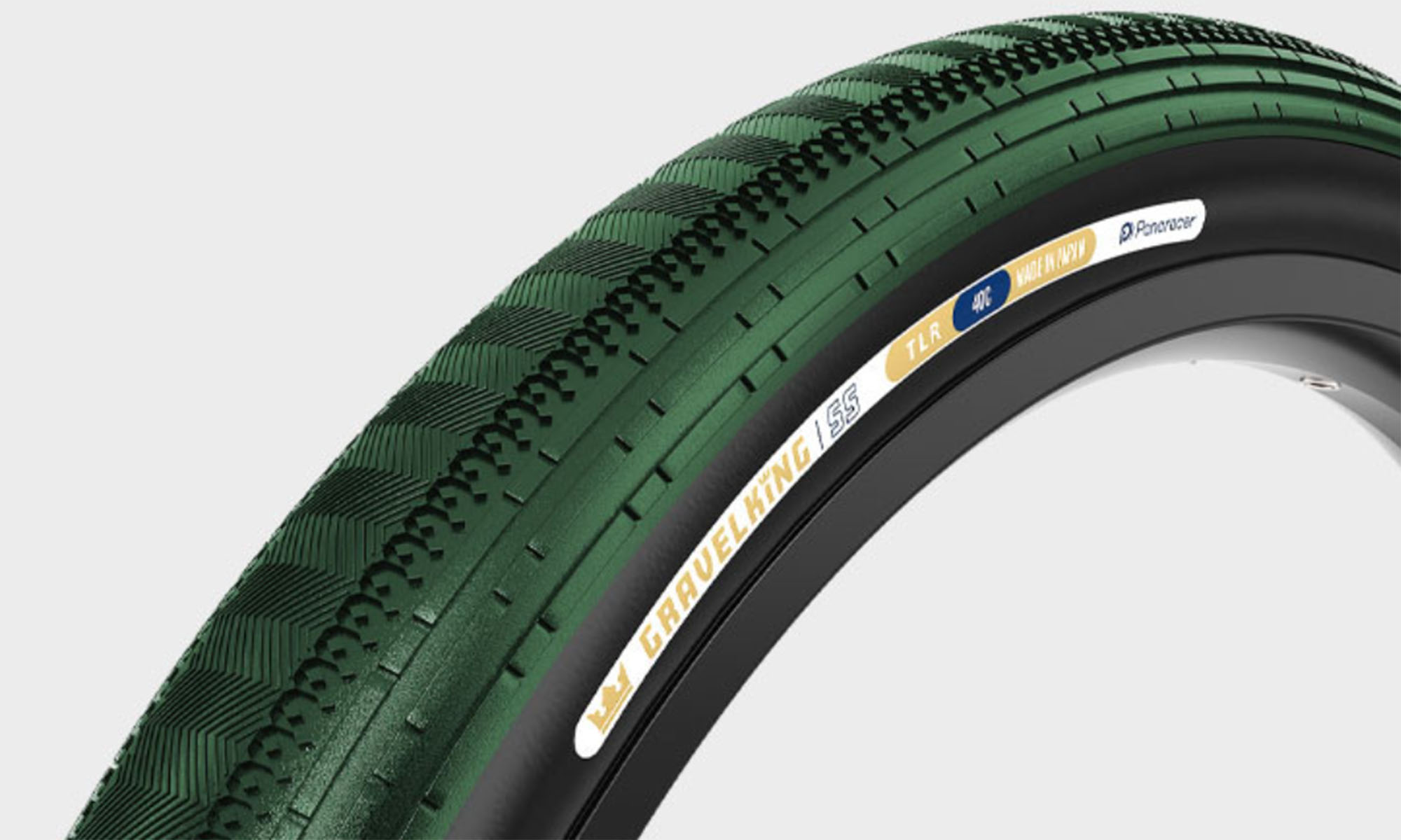 Покрышка Panaracer GRAVELKING SS Limited Edition 2026, 700x40C British Racing Green/Black 4