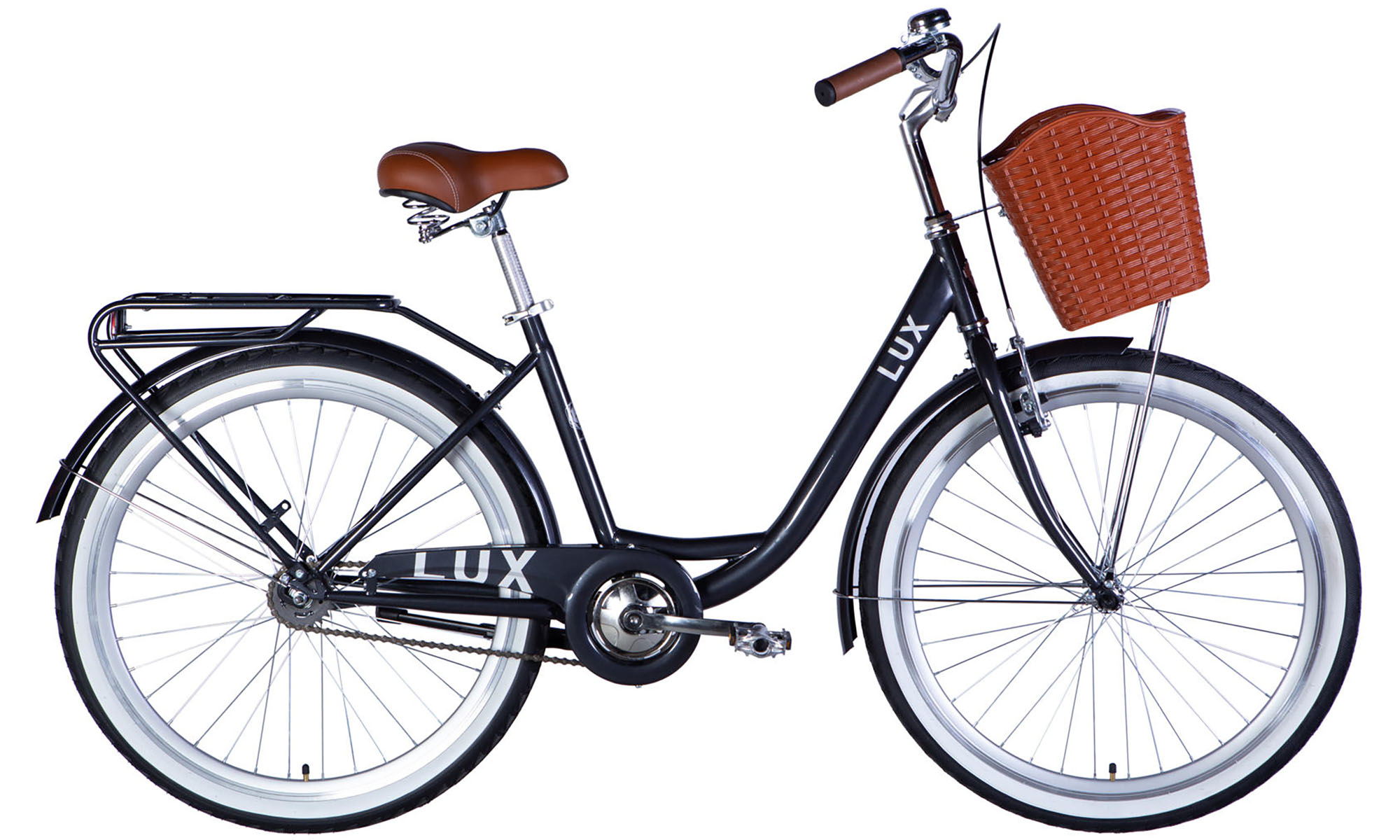 Велосипед Dorozhnik LUX Velosteel 26", размер M, рама-17", год 2026, темно-серый 