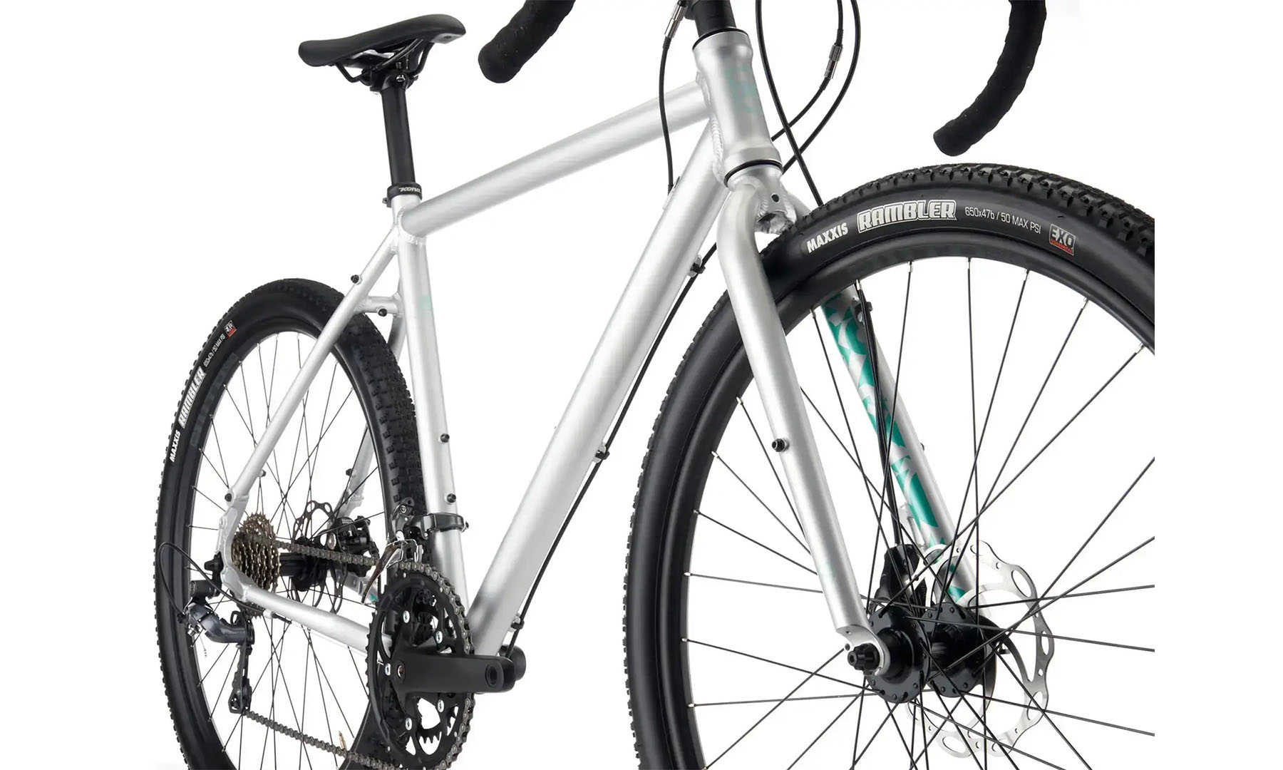 Велосипед гравійний Kona Rove AL 650 27.5" розмір рами M (52 cm), 2024, Silver 12 Велосипед гравійний Kona Rove AL 650 27.5" розмір рами M (52 cm), 2024, Silver 12