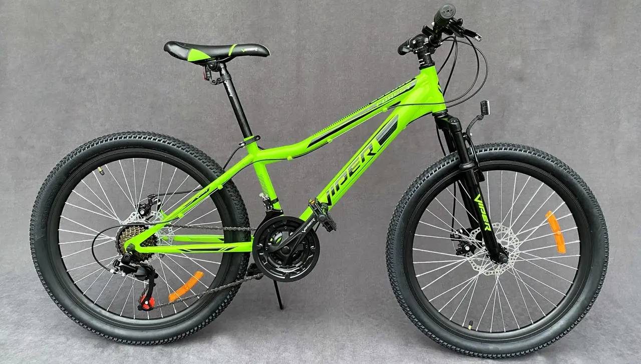 Фотографія Велосипед подростковый Viper Forest D 24" размер XXS рама 12,5" 2024 Зелений