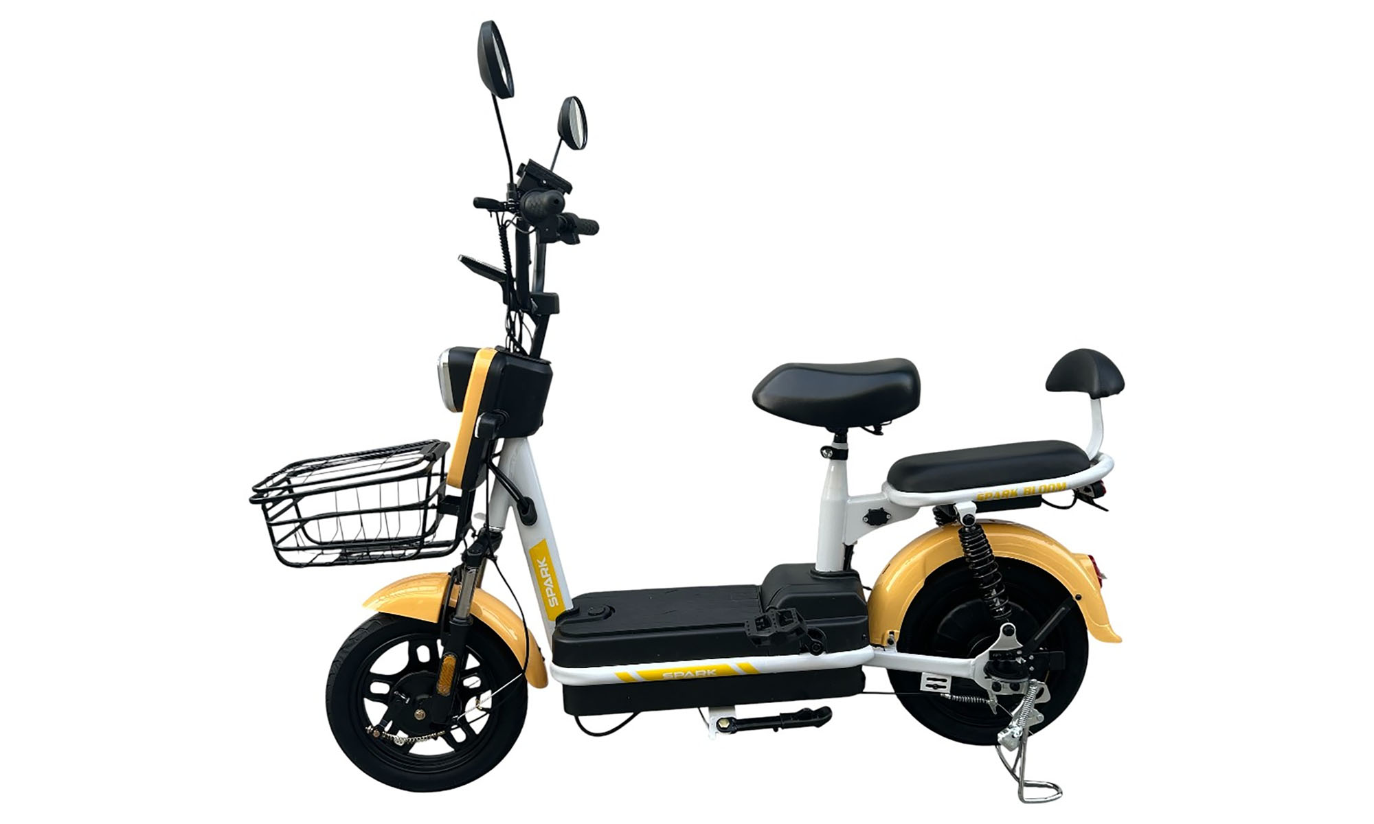 Велосипед с электромотором SPARK BLOOM 14", 48V/400W/12Ah, год 2026, Оранжевый 