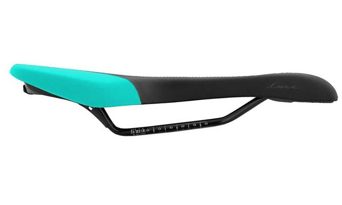 Сідло жіноче Fizik Luce 281x145mm Black/Celeste 2 Сідло жіноче Fizik Luce 281x145mm Black/Celeste 2