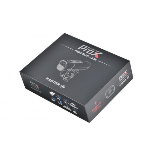 Ліхтар передній ProX Kastor-I 1200лм, 5000mAh, USB-C, Powerbank 4 Ліхтар передній ProX Kastor-I 1200лм, 5000mAh, USB-C, Powerbank 4