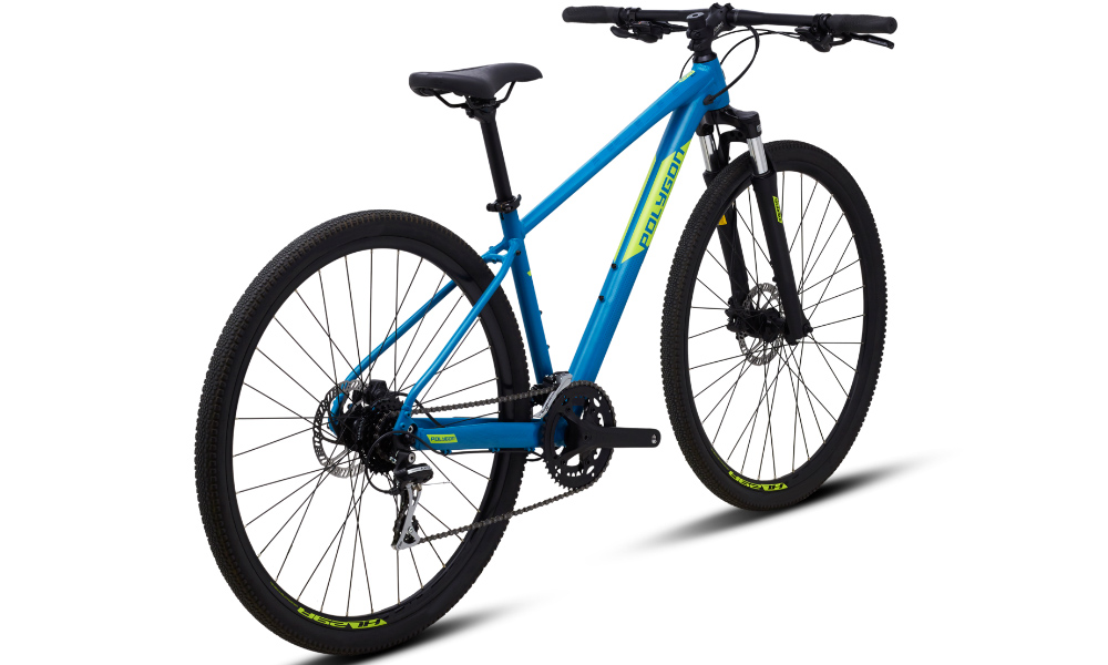 Фотография Велосипед POLYGON HEIST X2 28" (2021) 2021 Сине-зеленый 2