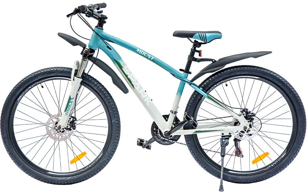 Велосипед SPARK MOUNT 27,5" розмір S рама 15" 2025 Біло-голубий 4