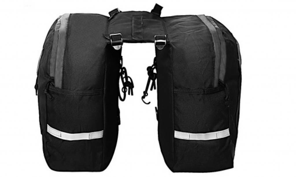 Велосумка на багажник Kands 2-х секционная, 24л, черный 2