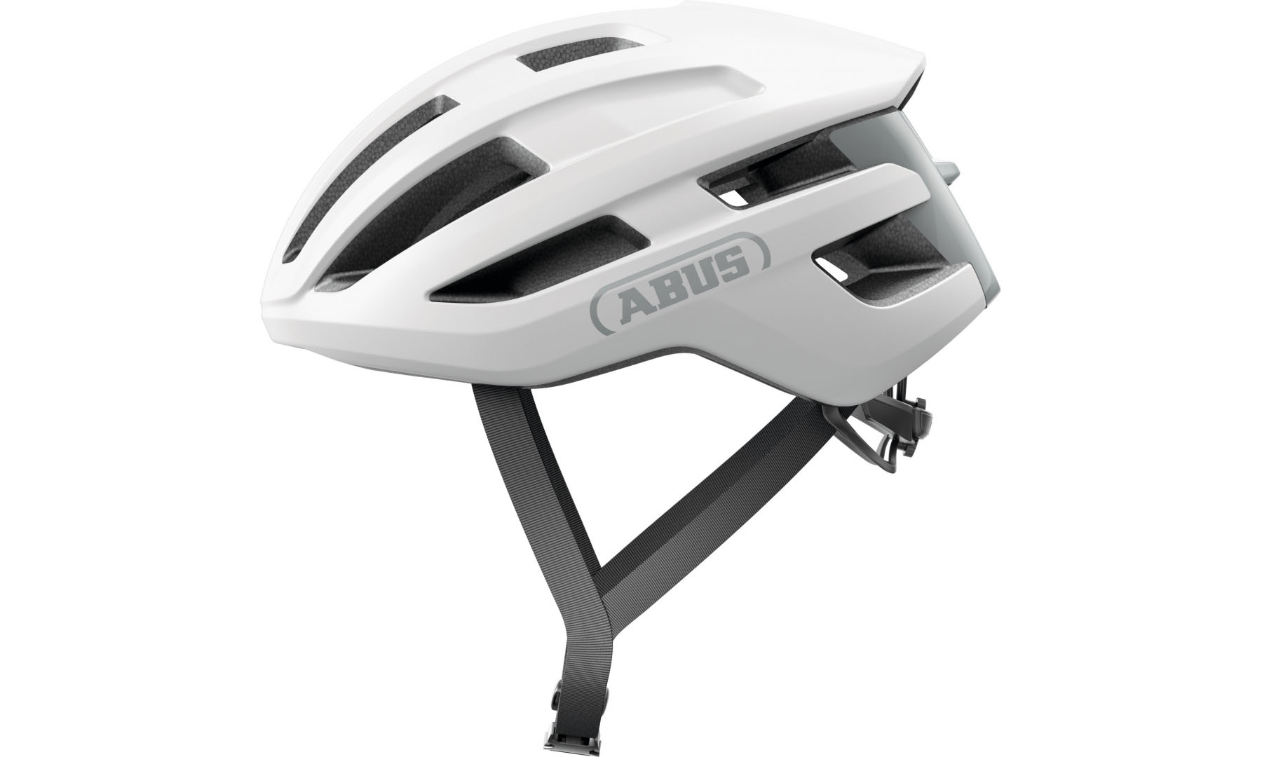 Велошлем спортивный ABUS POWERDOME polar white, размер S (51-55 см), белый 