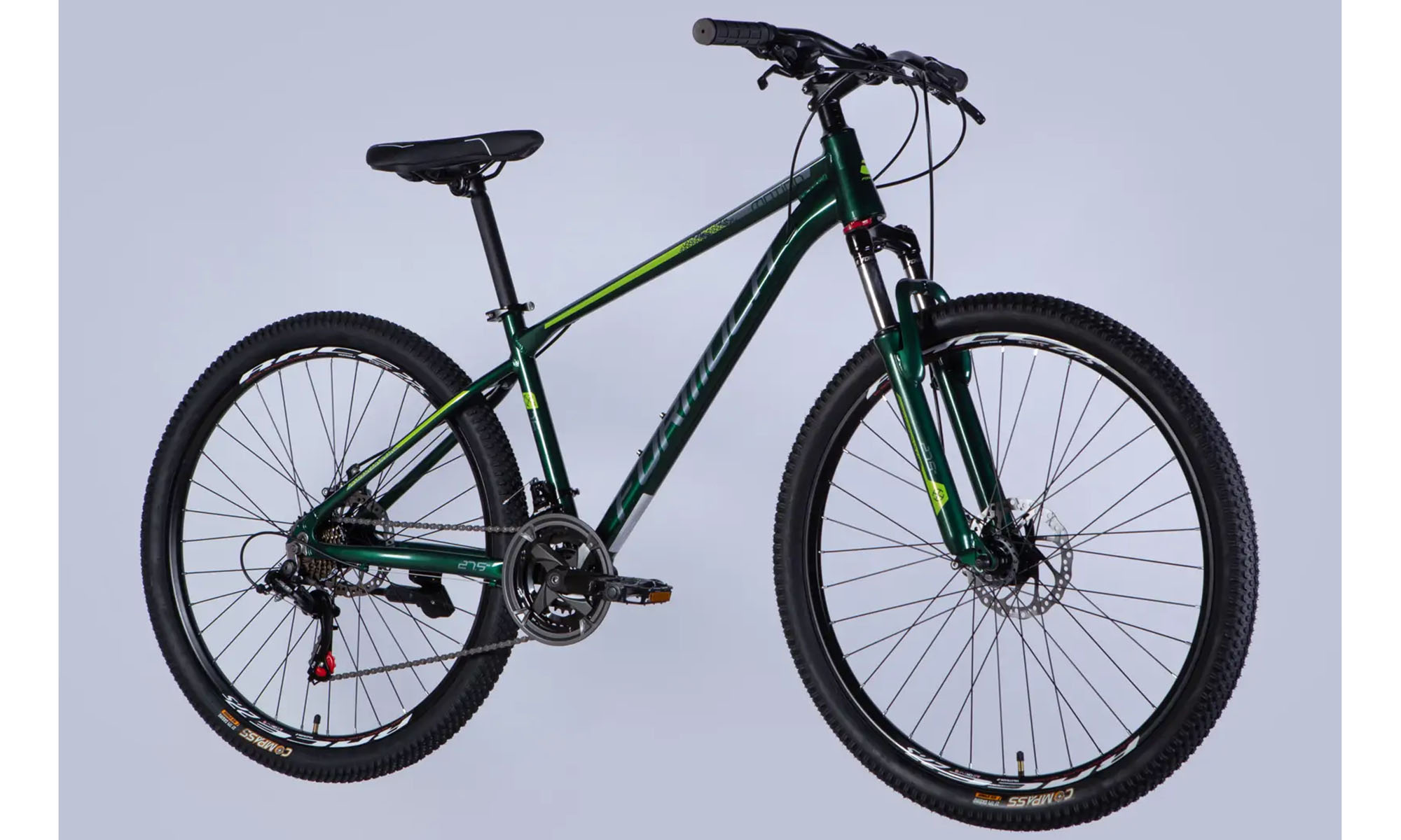 Велосипед Formula MOTION DD FR, 27.5", розмір S, рама-16", рік 2026, зелений 5 Велосипед Formula MOTION DD FR, 27.5", розмір S, рама-16", рік 2026, зелений 5