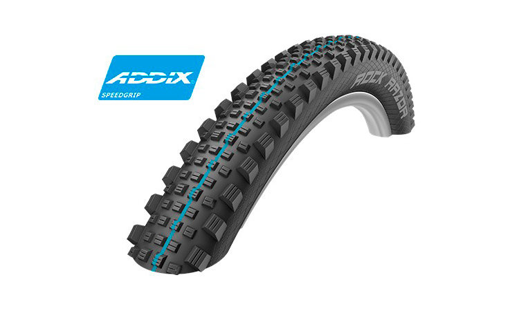 Фотографія Покришка 27.5x2.35 650B (60-584) Schwalbe ROCK RAZOR SnakeSkin TL-Easy Evolution Folding B/B-SK HS452 Addix Spgrip, 67EPI EK black