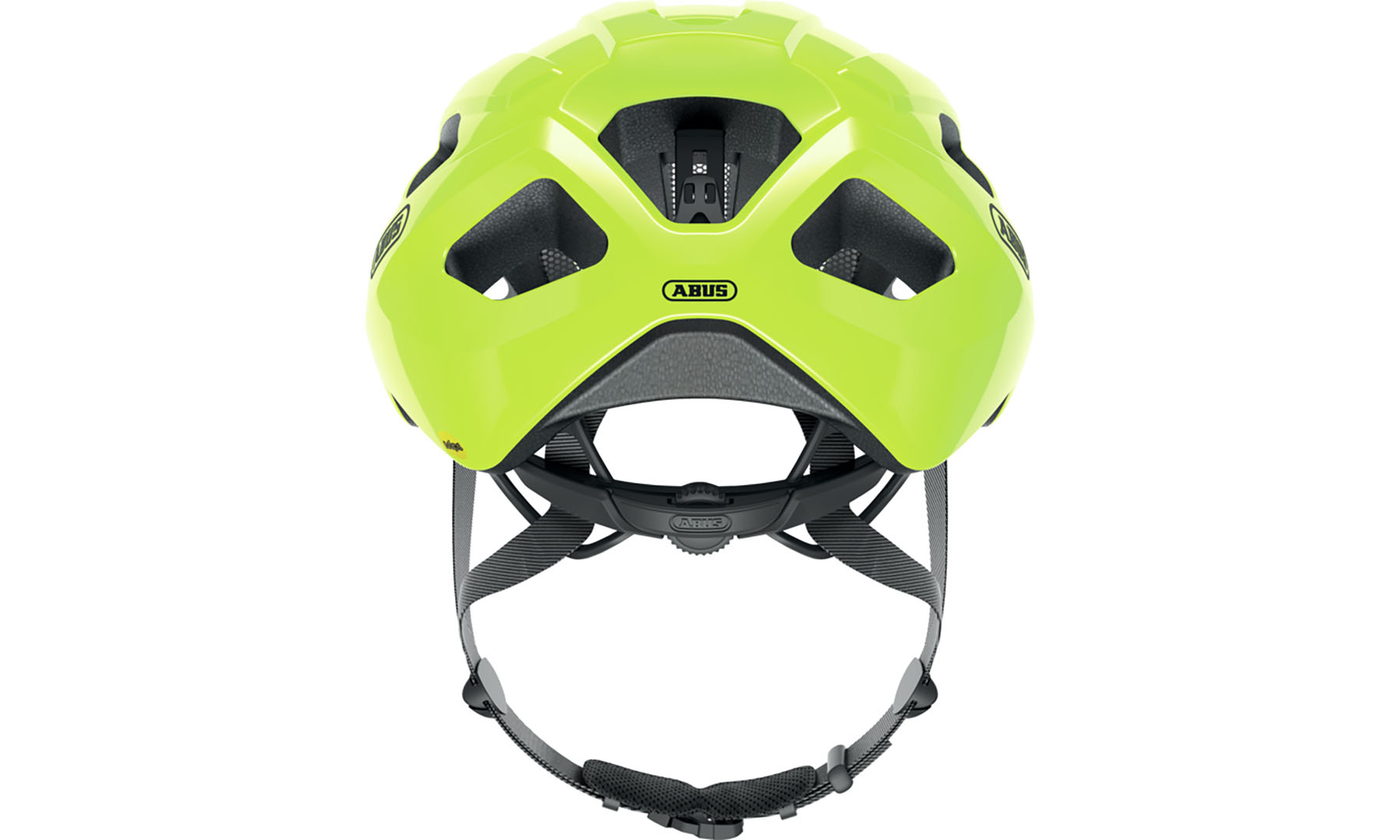 Велошлем спортивный ABUS MACATOR MIPS Neon Yellow, размер S (51 55 см), неоновый желтый 2