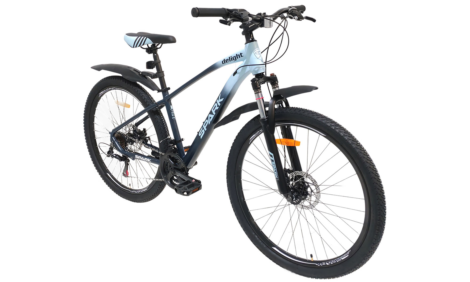 Велосипед SPARK DELIGHT 27,5", размер S, рама 15", 2025, темно-синий с голубым 4