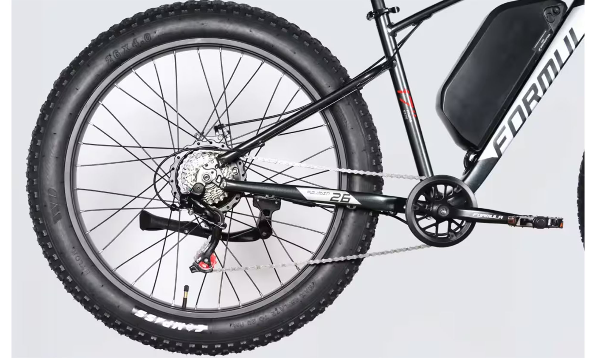 Велосипед с электроприводом Formula ePALADIN DD FR 26", размер M, рама 17", 48B 15.6А*ч 500Вт, год 2026, темно-серебристый 4 Велосипед с электроприводом Formula ePALADIN DD FR 26", размер M, рама 17", 48B 15.6А*ч 500Вт, год 2026, темно-серебристый 4