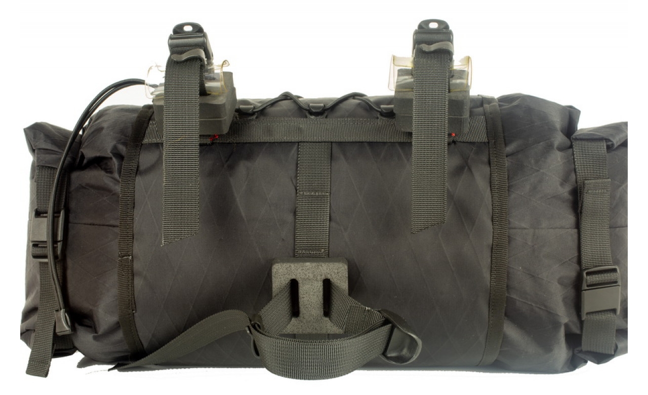 Нарульная сумка KasyBag Handlebar X-Roll ROAD Black-Black 7
