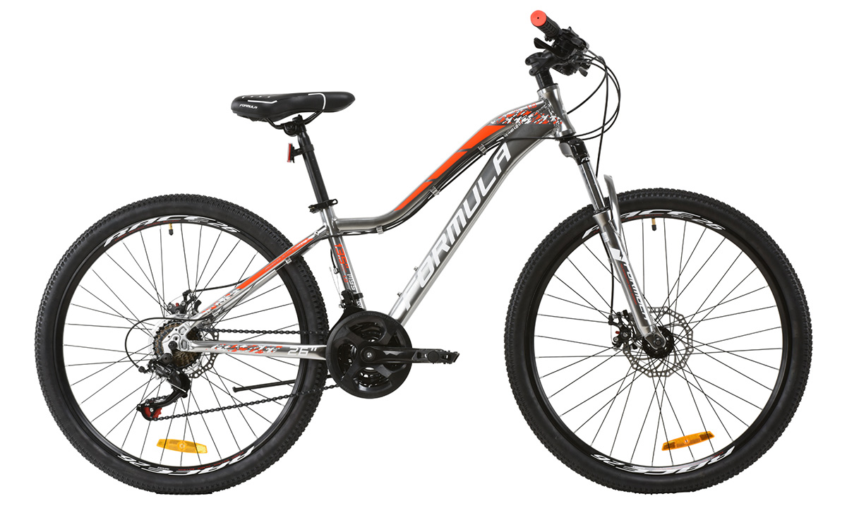 Велосипед Formula 26 MYSTIQUE 1.0 DD (2020) 2020 Серебристо-оранжевый 6