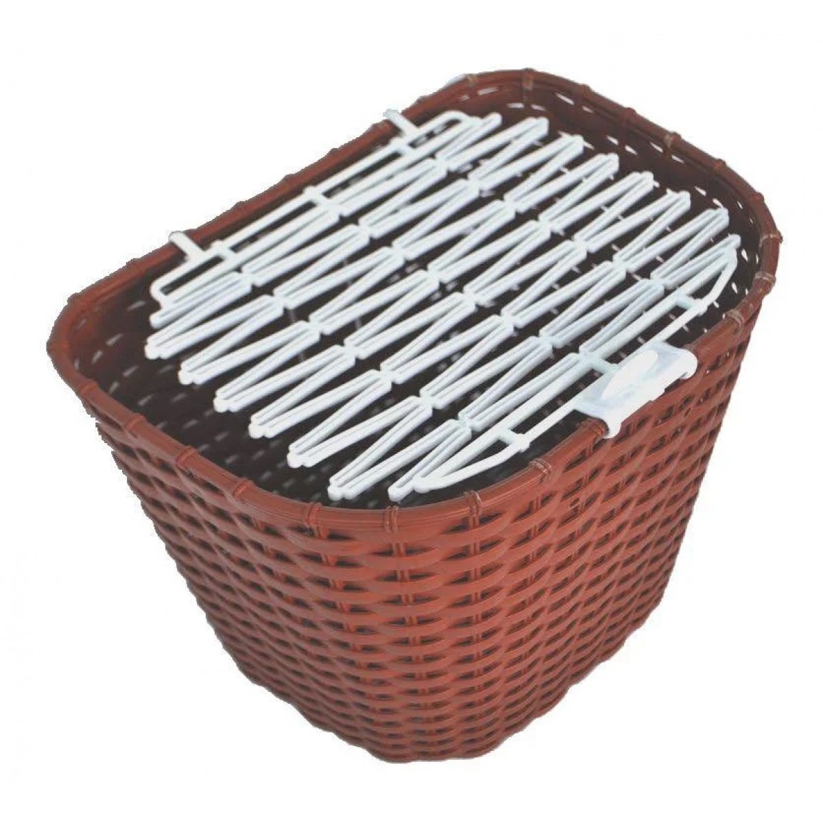 Кошик DN BT-28, 28" пластик, з кришкою, коричневий 2 Кошик DN BT-28, 28" пластик, з кришкою, коричневий 2