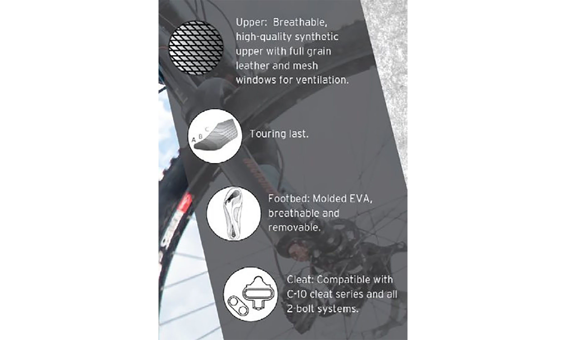 Велосипедные туфли МТБ FLR Bushmaster Pro черные/серебристые, размер 41 4