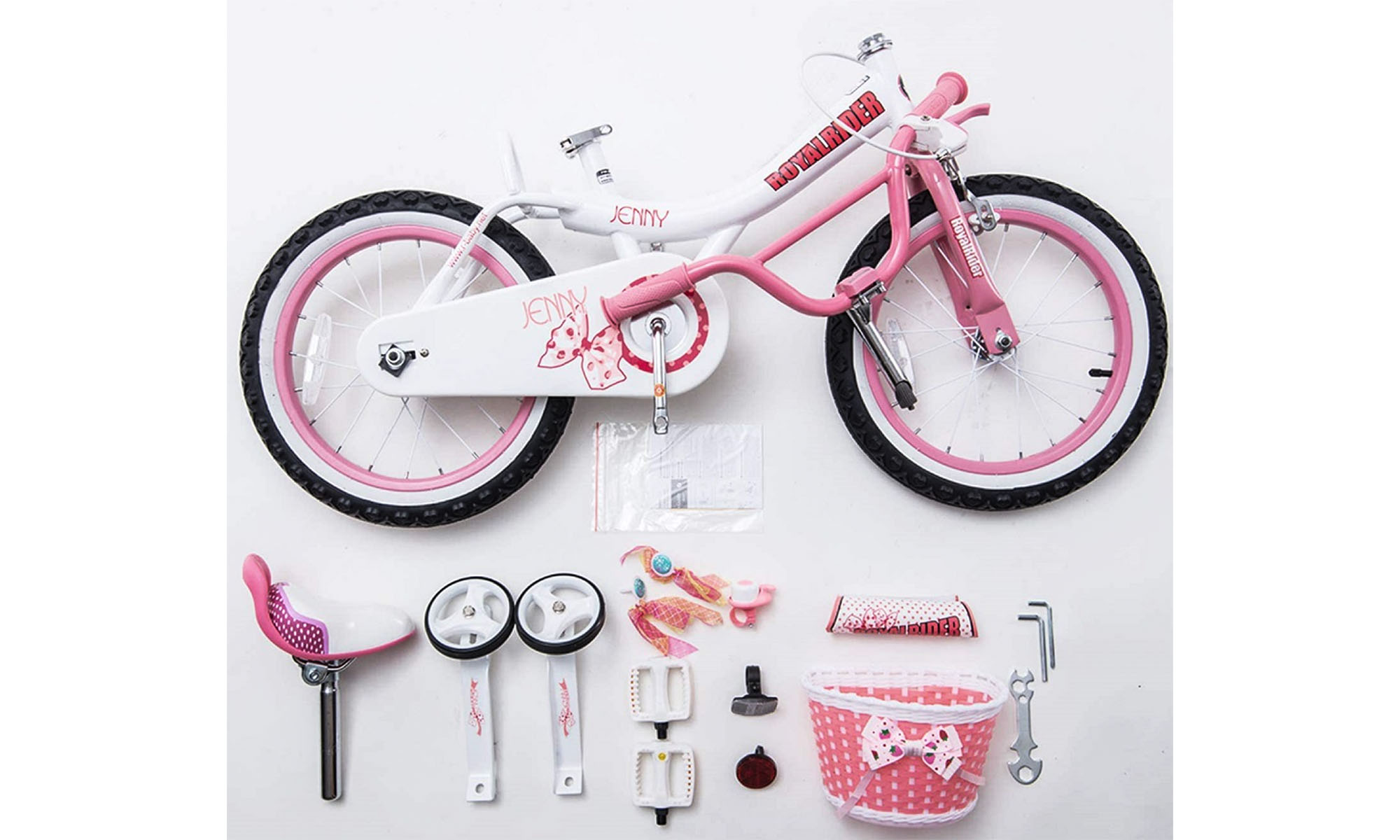 Велосипед RoyalBaby Jenny 14", OFFICIAL UA, рожевий 4