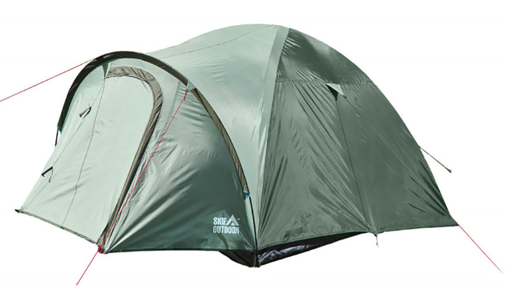 Фотография Палатка Skif Outdoor Tendra, 210x180 cm (3-х местная), темно-зеленая