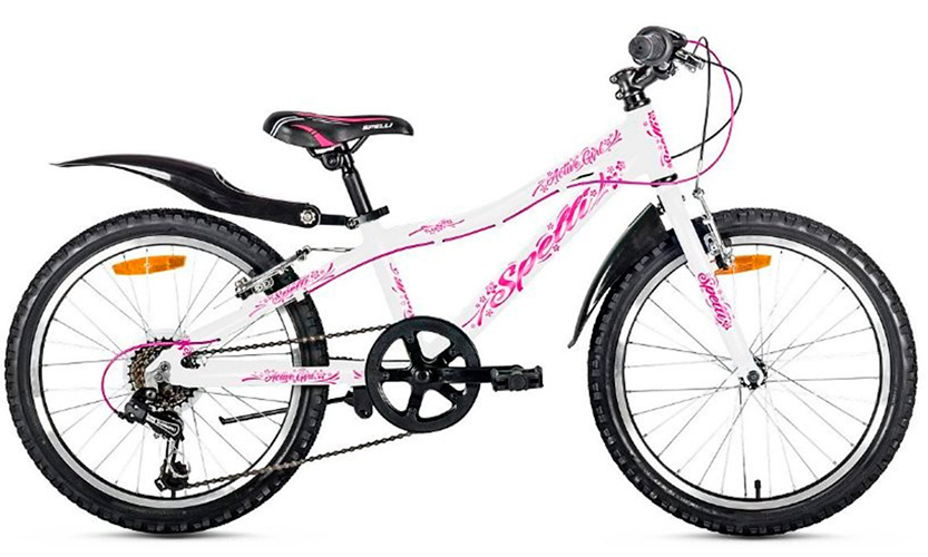 Фотографія Велосипед Spelli ACTIVE GIRL 20" (2019) Біло-рожевий