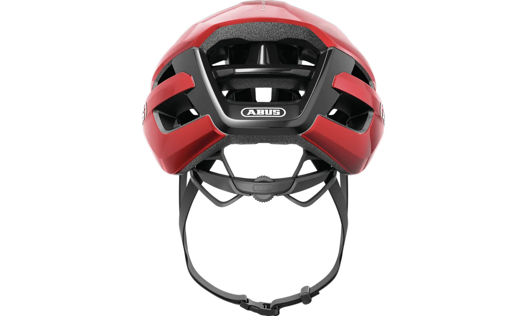 Велошлем спортивный ABUS POWERDOME, blaze red, размер L (57-61 см), красный 3