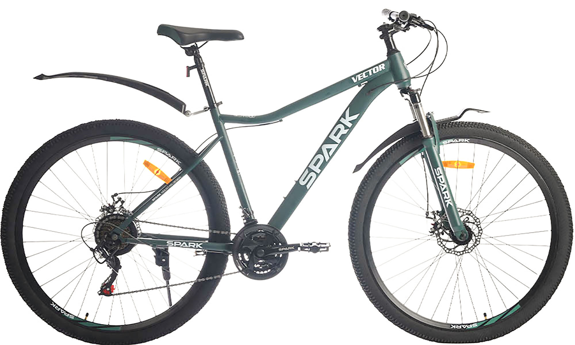 Велосипед SPARK VECTOR 29", розмір L, рама 19", рік 2026, темно-зелений 