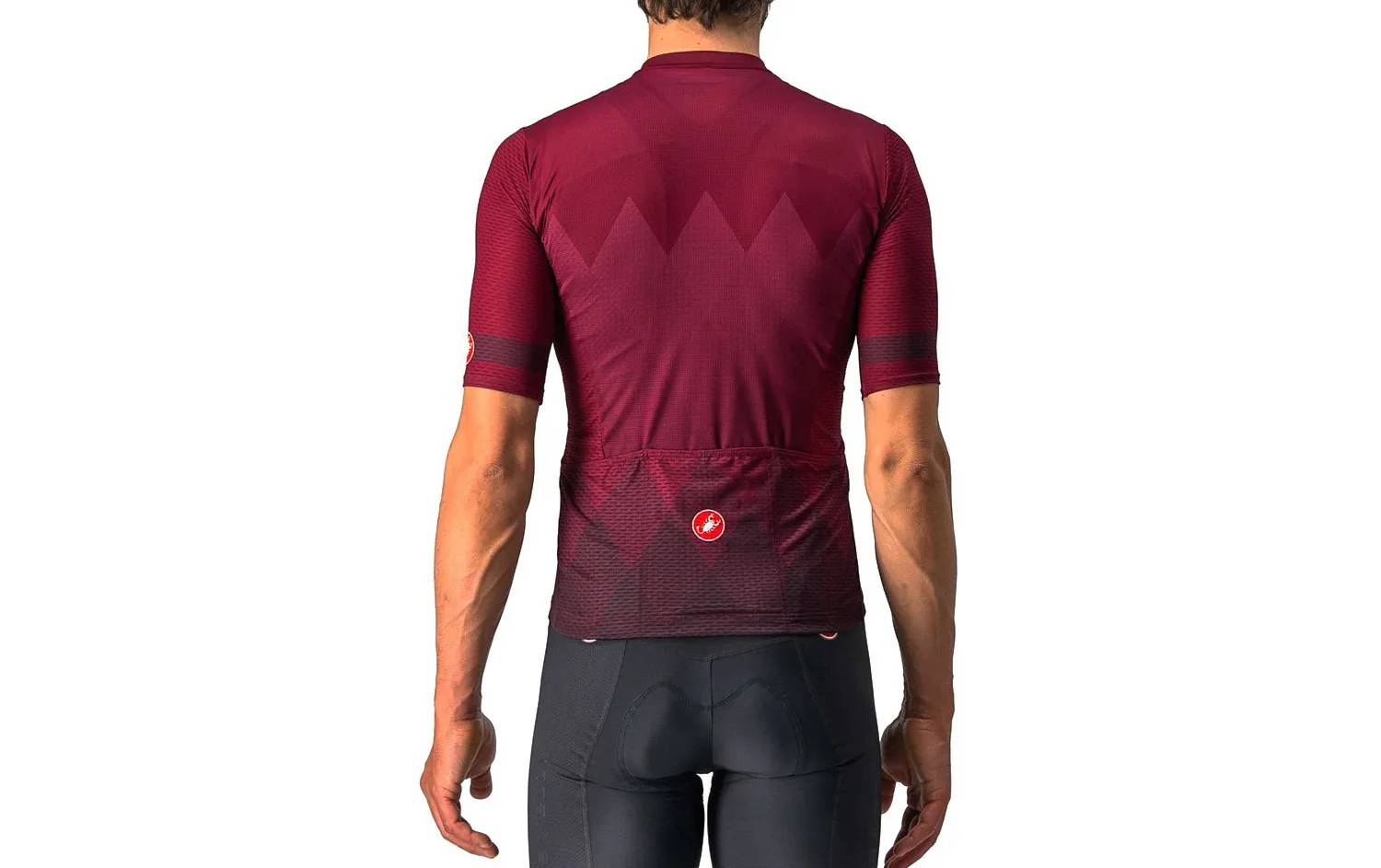 Джерси Castelli Tutta кор рукав мужское бордовое L 3