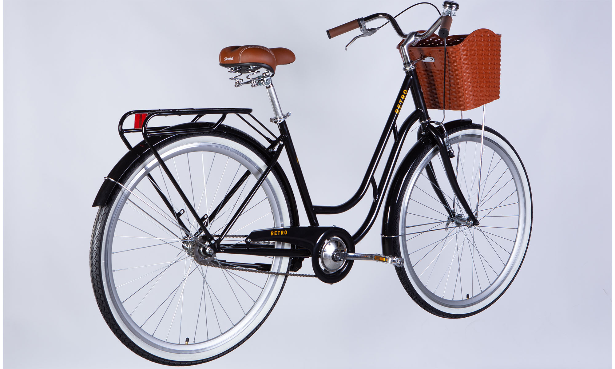 Фотография Велосипед Dorozhnik RETRO Velosteel 28", размер L, рама 19", 2025, черный 4