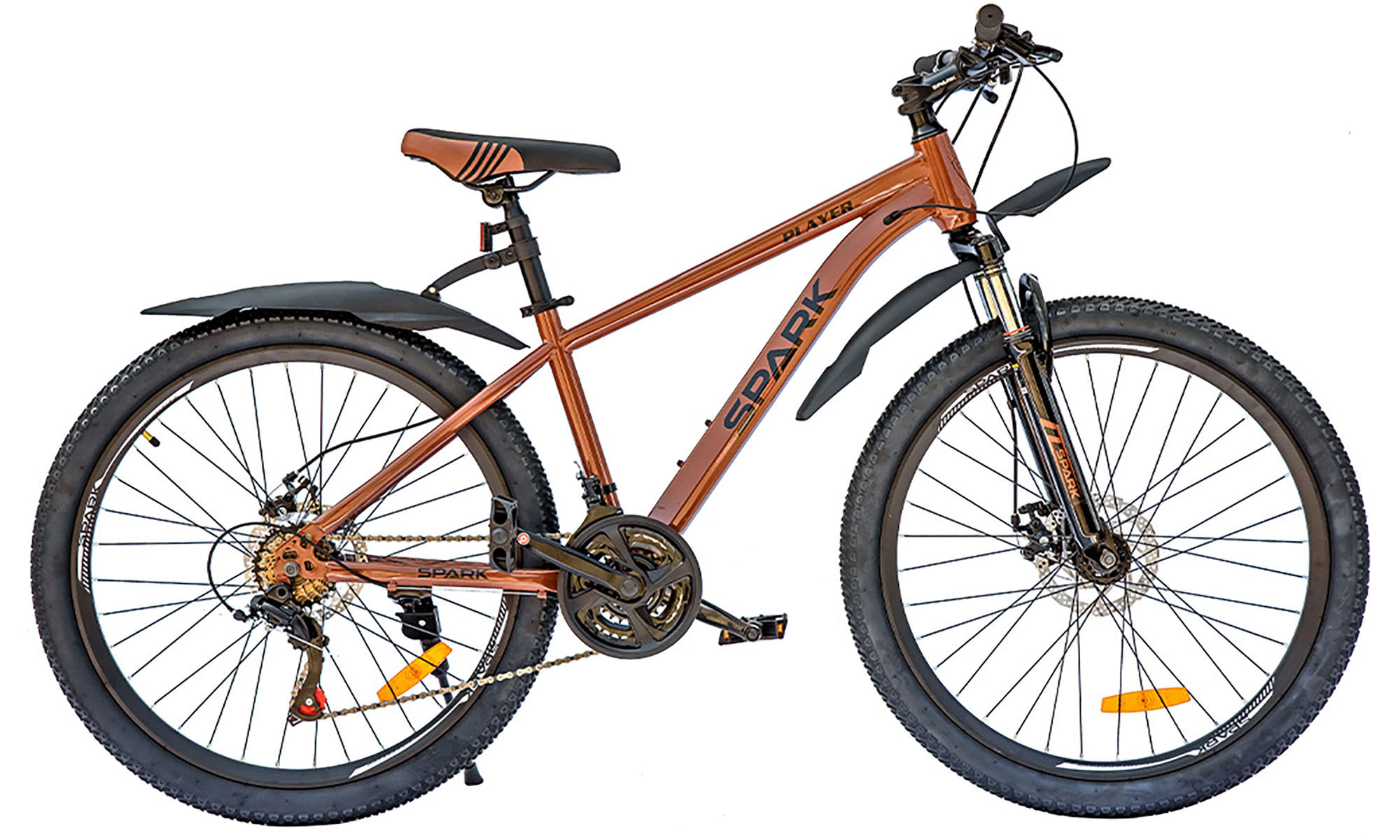 Велосипед SPARK PLAYER 26", размер S, рама 15", год 2025, коричневый Велосипед SPARK PLAYER 26", размер S, рама 15", год 2025, коричневый