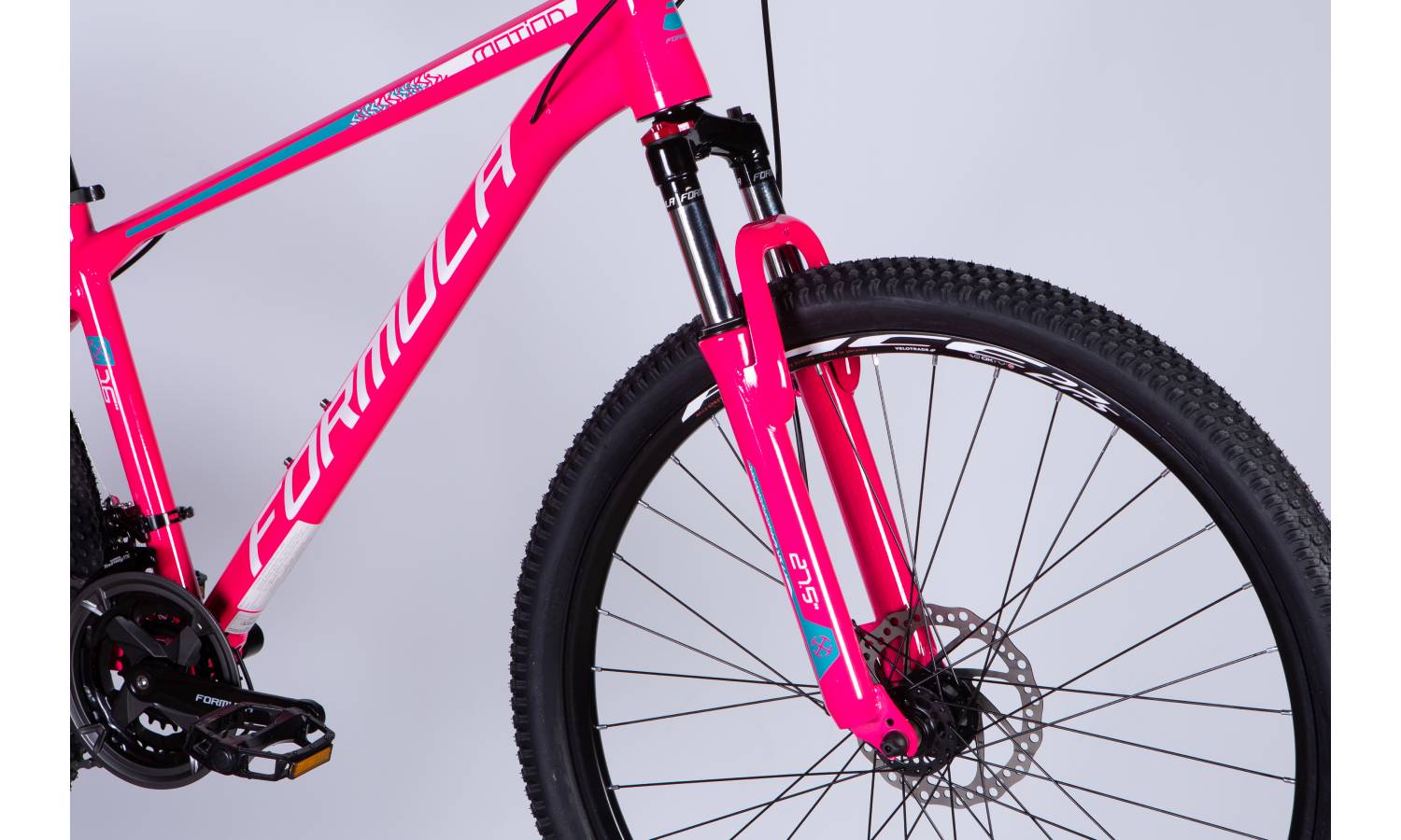 Велосипед Formula MOTION DD 27,5" размер S рама 16" 2025 розово-белый 4