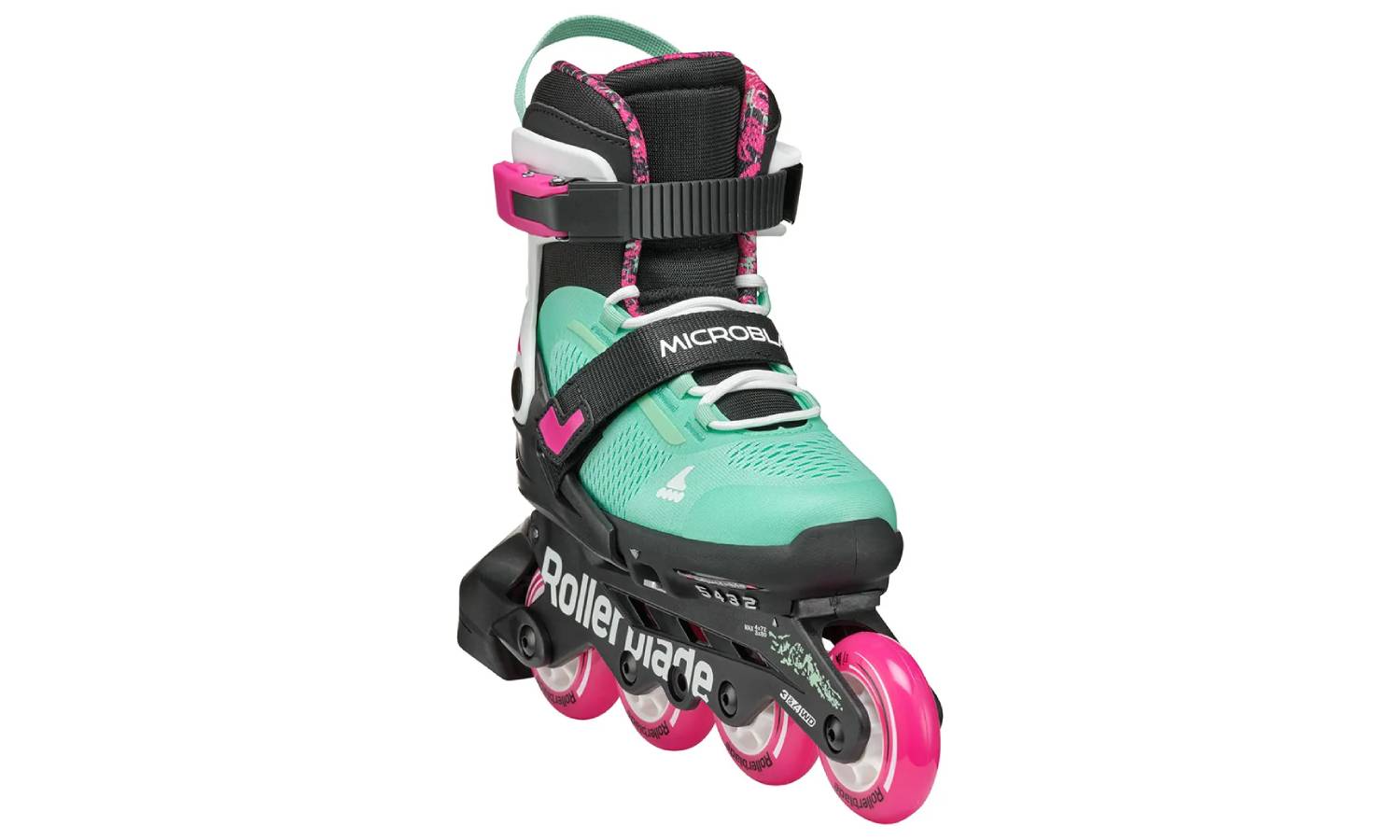 Ролики Rollerblade Microblade XT black-sea green 36.5-40 8