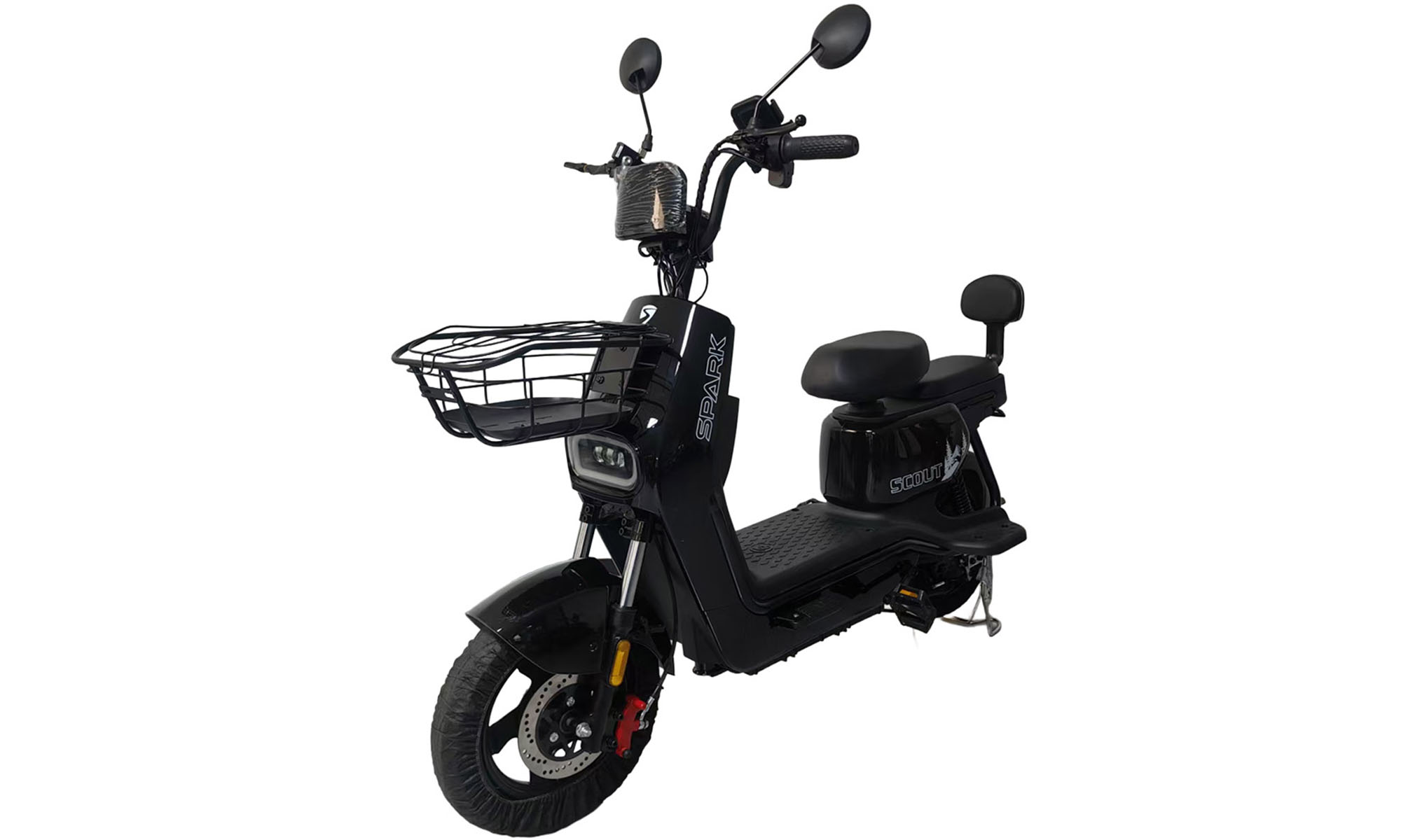 Велосипед с электромотором SPARK SCOUT 10", размер One Size, рама 14", 60V/1000W/25Ah, год 2026, черный 2 Велосипед с электромотором SPARK SCOUT 10", размер One Size, рама 14", 60V/1000W/25Ah, год 2026, черный 2