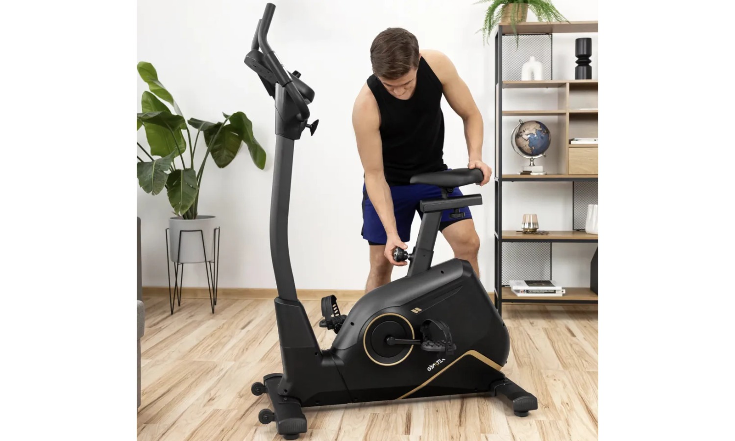 Велотренажер Gymtek XB4500 електромагнітний золотий 14