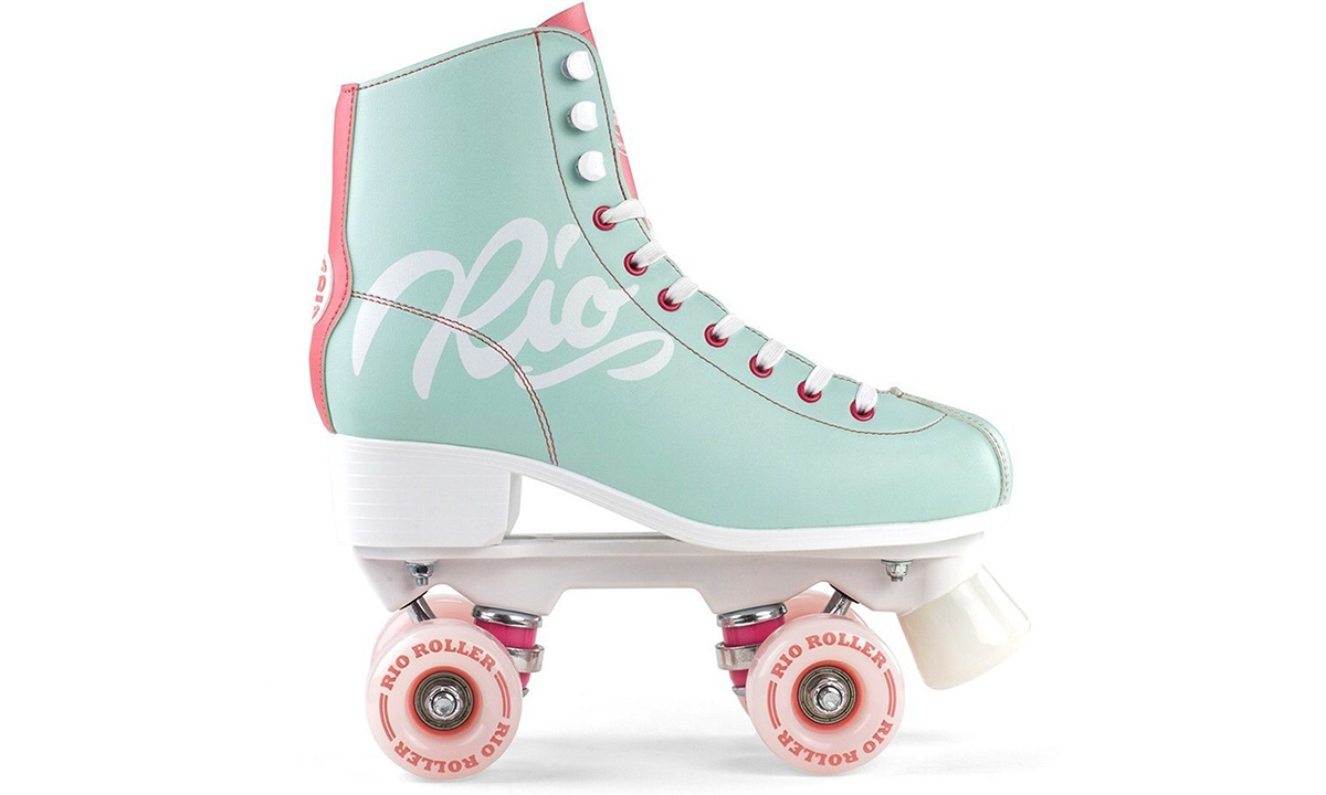Ролики квады Rio Roller Script размер 42.0 teal-coral 3