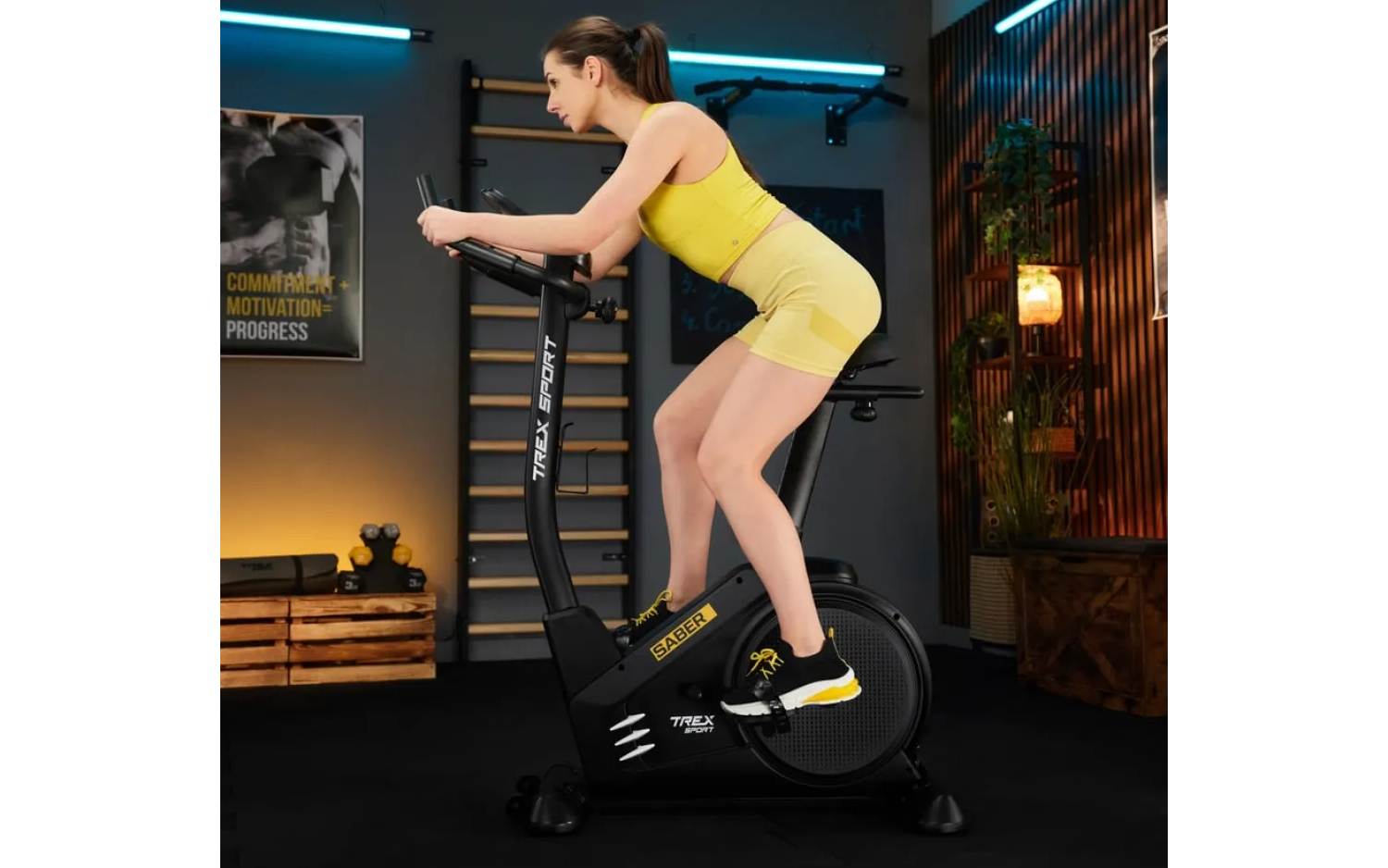 Велотренажер Trex Sport TX-750EB SABER электромагнитный черный 16
