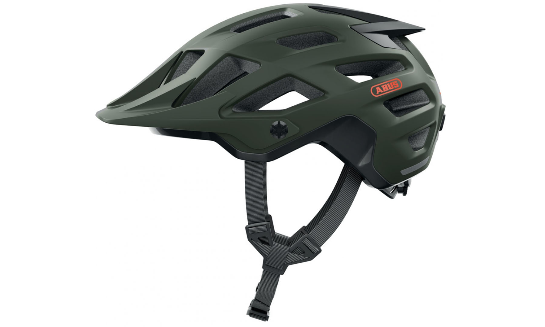 Велошлем спортивный ABUS MOVENTOR 2.0 Pine Green, размер M (54-58 см), темно-зеленый 