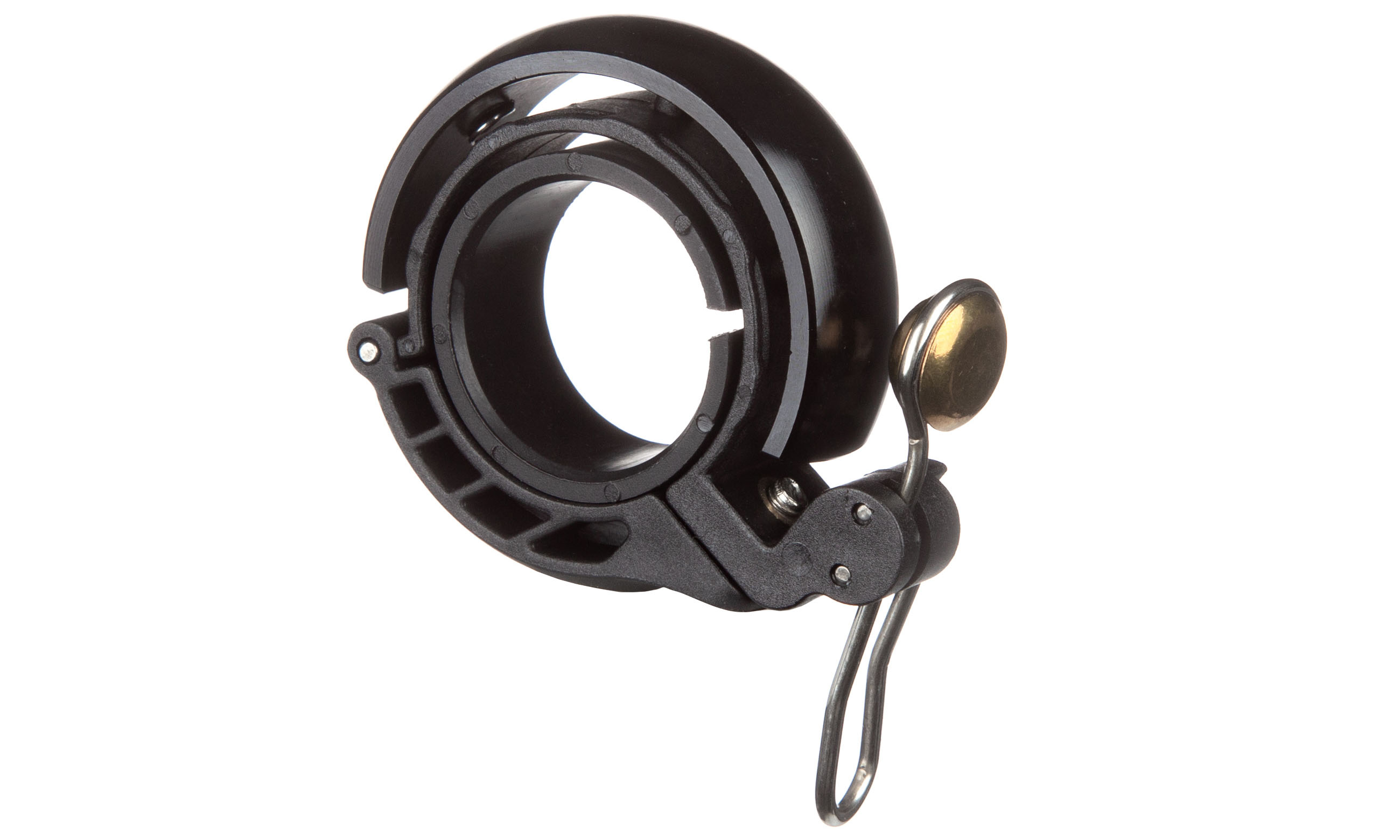 Дзвоник ONRIDE Hoop мідний, Ø керма 22-32 мм, чорний 2