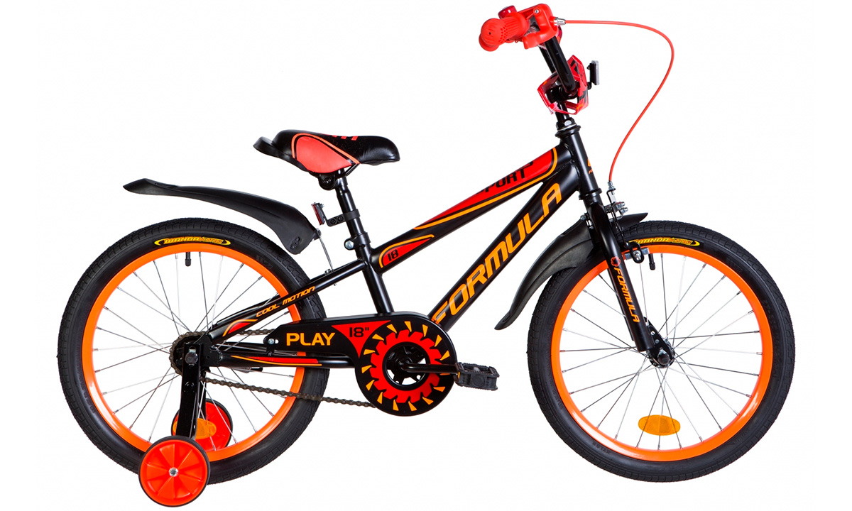Фотография Велосипед Formula SPORT 18" (2020) 2020 Черно-оранжевый