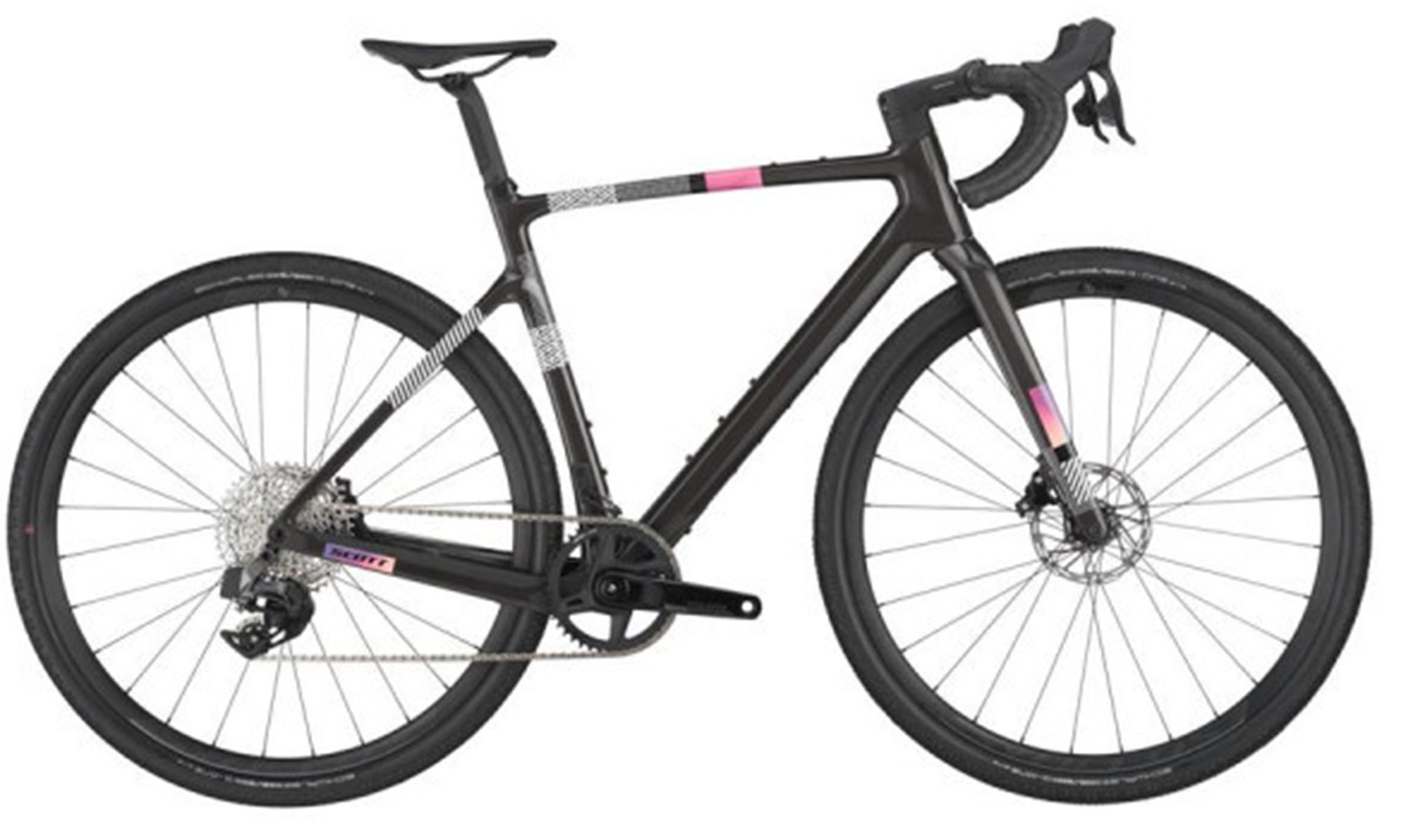 Велосипед SCOTT ADDICT GRAVEL 30 25 рама L, год 2026, чёрный 