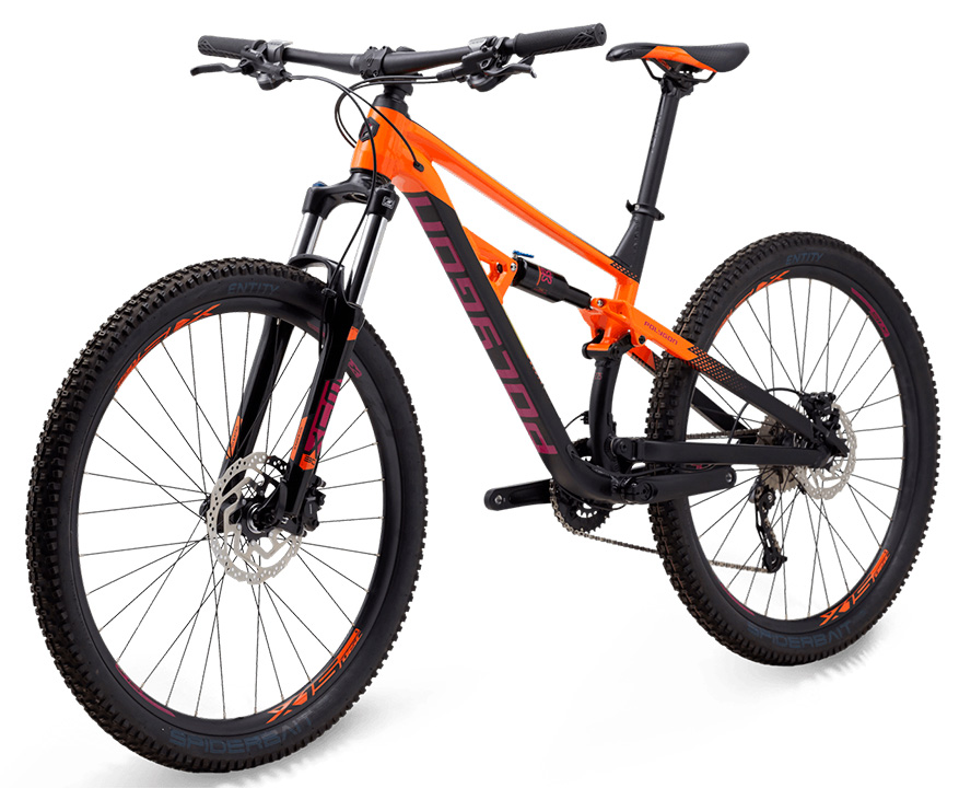 Фотография Велосипед POLYGON SISKIU D5 27,5" (2020) рама M, Черно-оранжевый 2