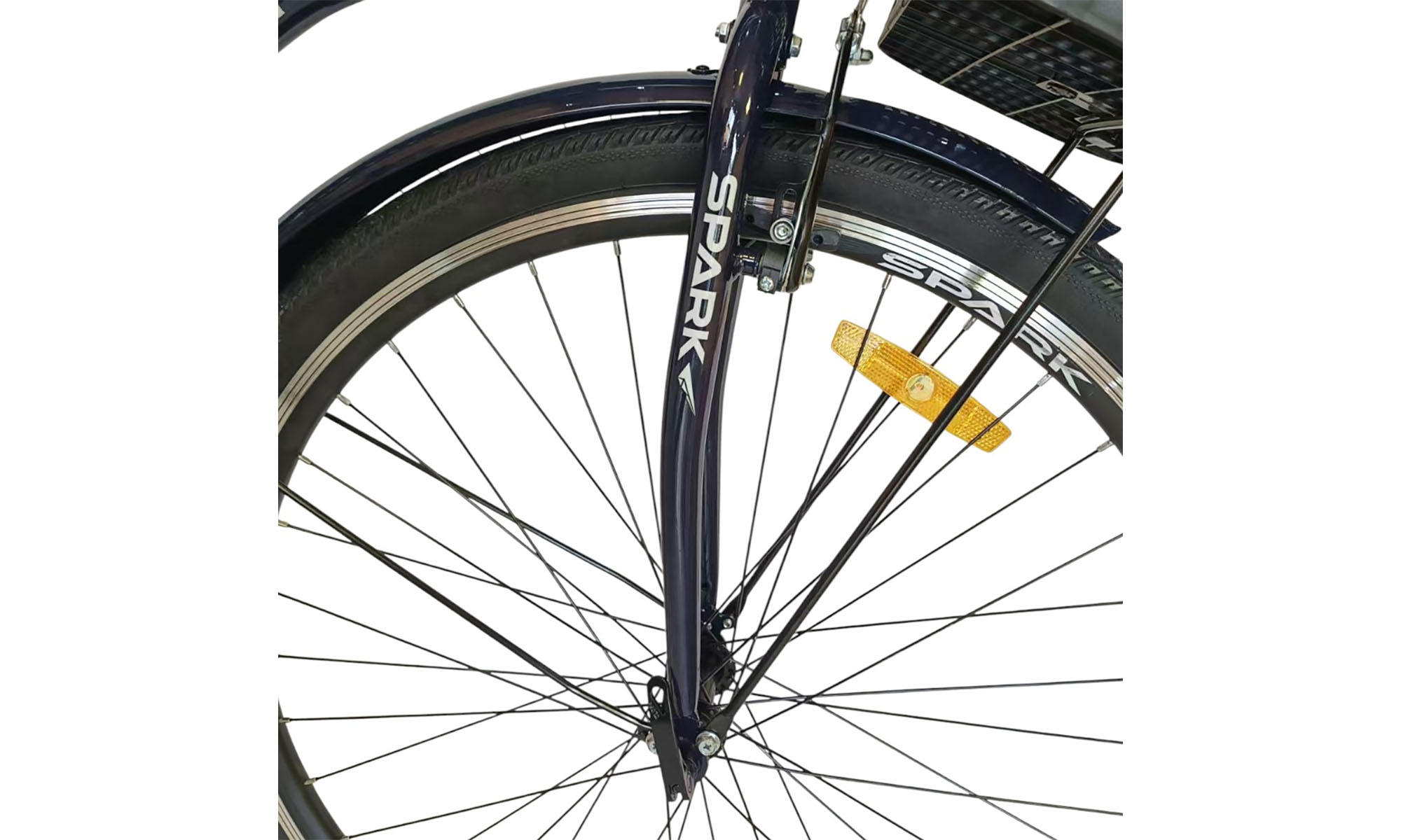 Велосипед SPARK CITY VISTA 28", размер M, рама - 18", год 2026, черный 3