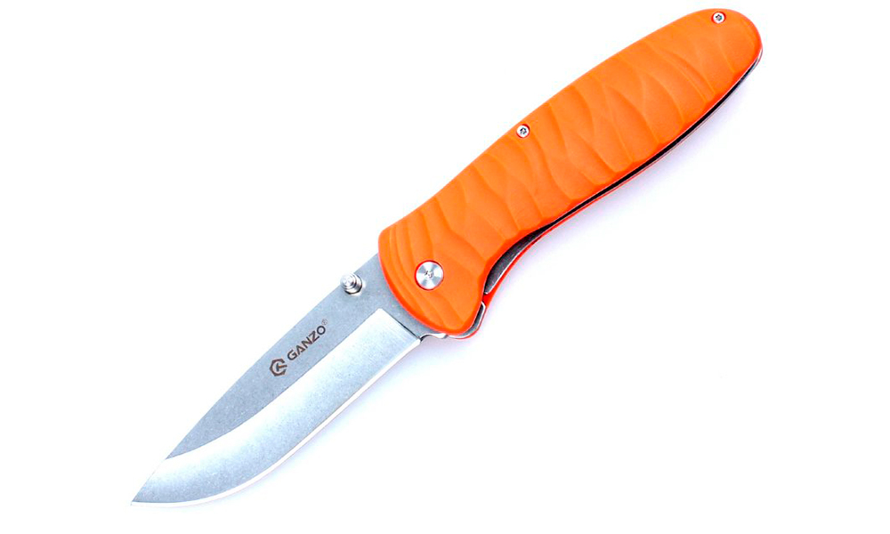 Фотография Складной нож Ganzo G6252 оранжевый