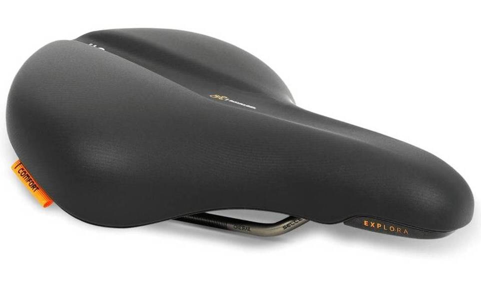Седло Selle Royal Explora Relaxed, чёрное 