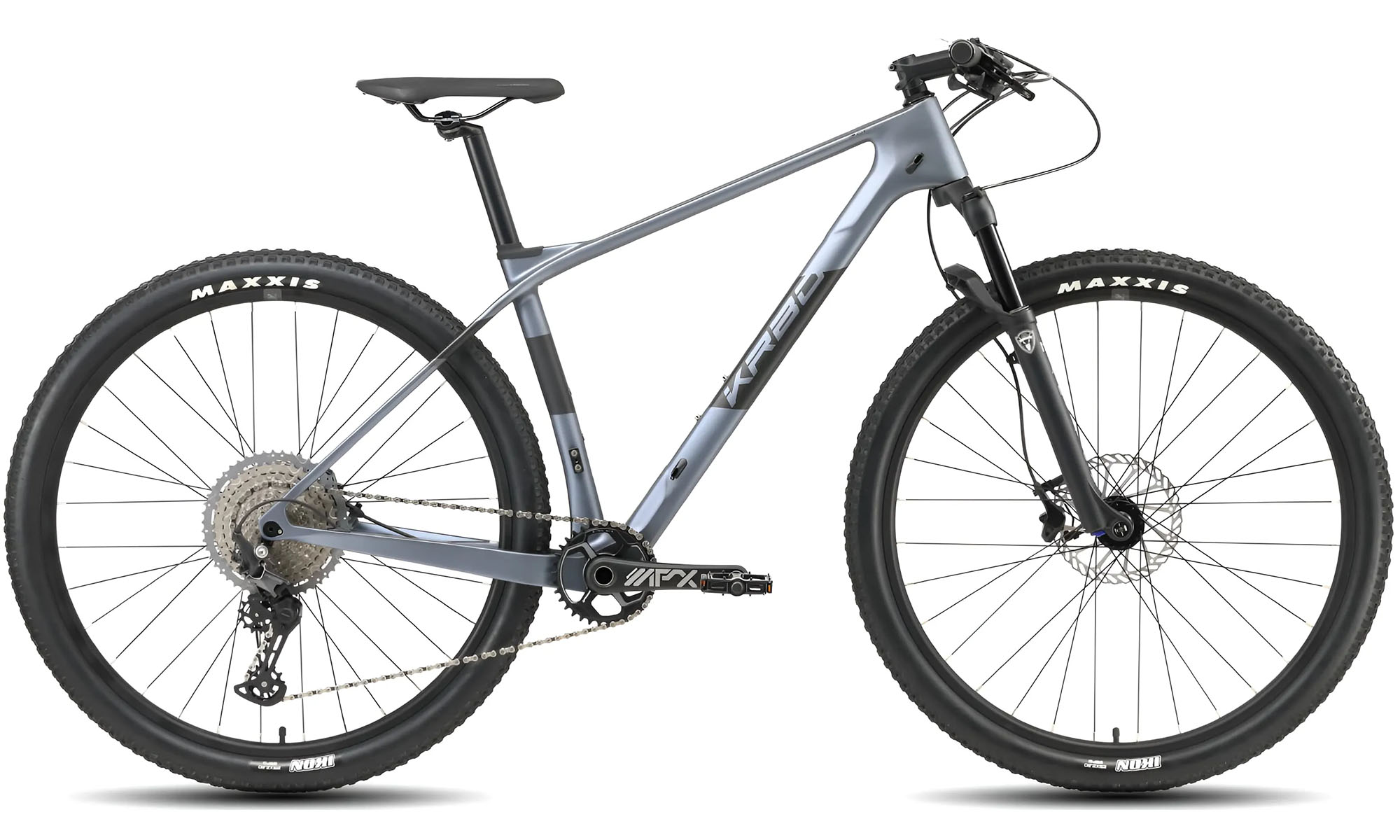 Велосипед KRBO DRT Carbon Deore 29", размер M, год 2025, серый Велосипед KRBO DRT Carbon Deore 29", размер M, год 2025, серый