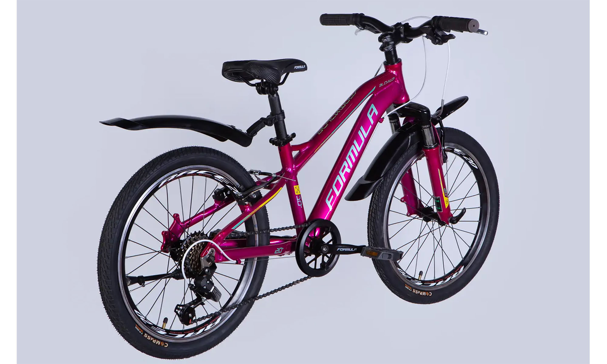Велосипед Formula BLACKWOOD Vbr 20", рама 11", малиновый 7 Велосипед Formula BLACKWOOD Vbr 20", рама 11", малиновый 7