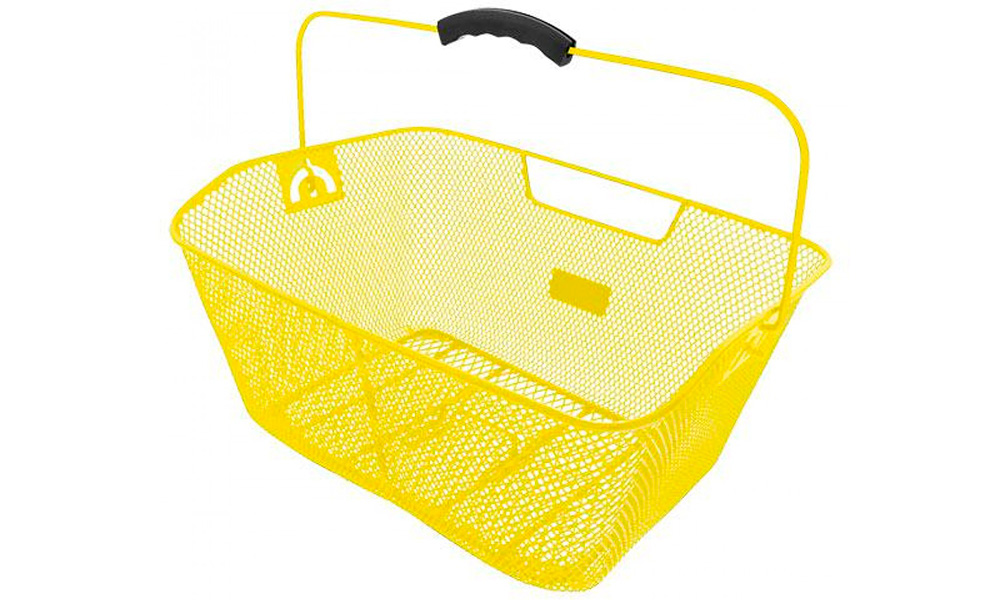 Фотография Корзина M-Wave на багажник, желтый