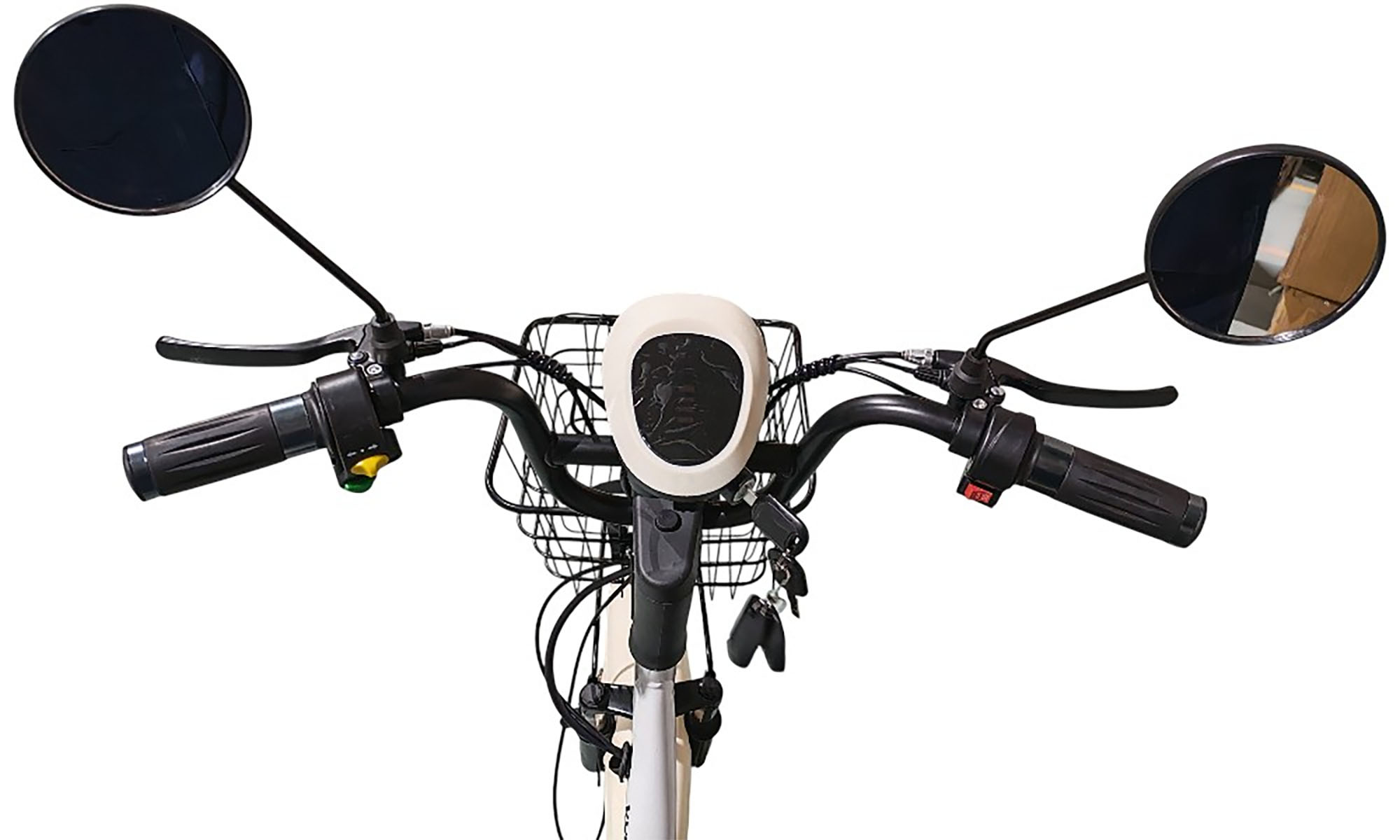 Велосипед с электромотором SPARK COMPACT 14", 48V/400W/12Ah, год 2026, Бежевый 2